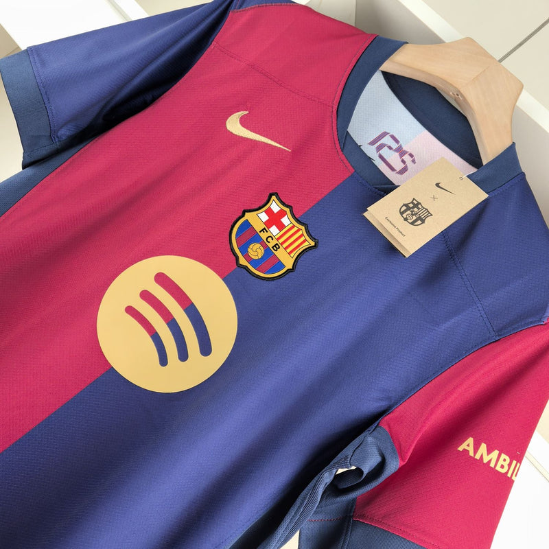 Camisa Barcelona Titular 24/25 - Torcedor Masculina - Lançamento