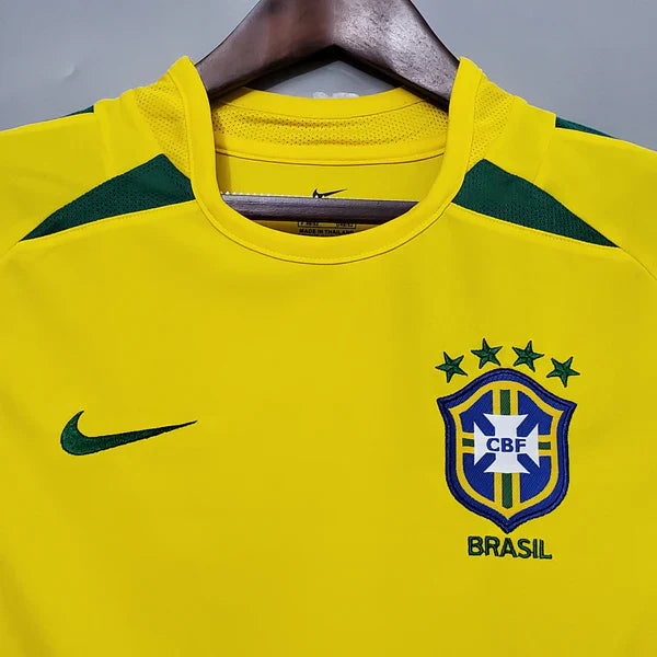 Camisa Brasil Titular 2002 - Versão retro