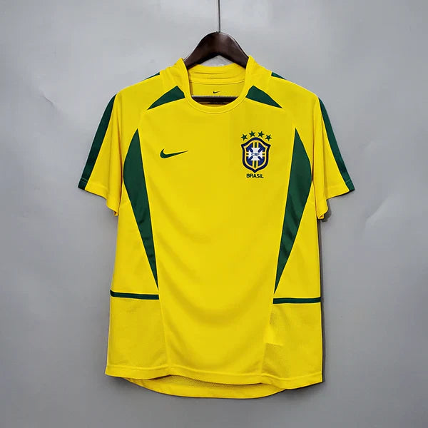 Camisa Brasil Titular 2002 - Versão retro