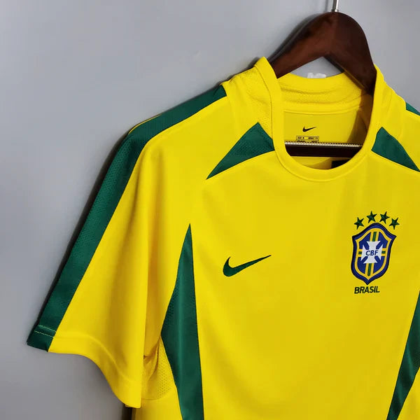 Camisa Brasil Titular 2002 - Versão retro